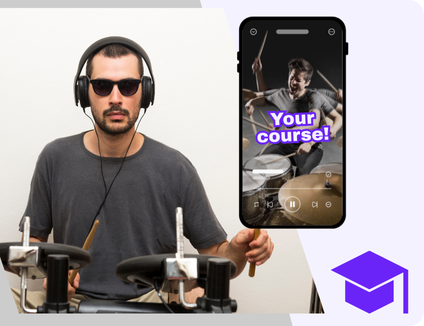 How to make an online course as a drummer