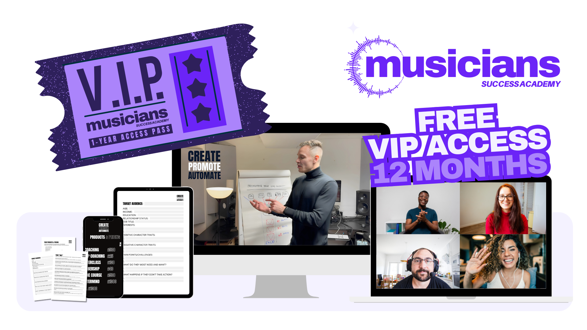 how to start an online business as a musician